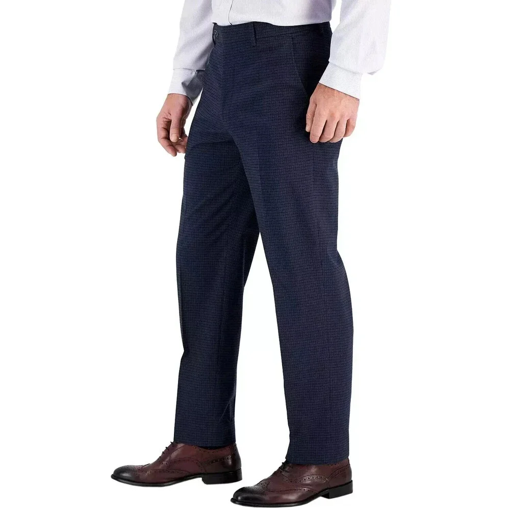 Nautica 2-Piece Suit Mens 38R Blue Stretch Two-Button Straight Leg Career UPS740